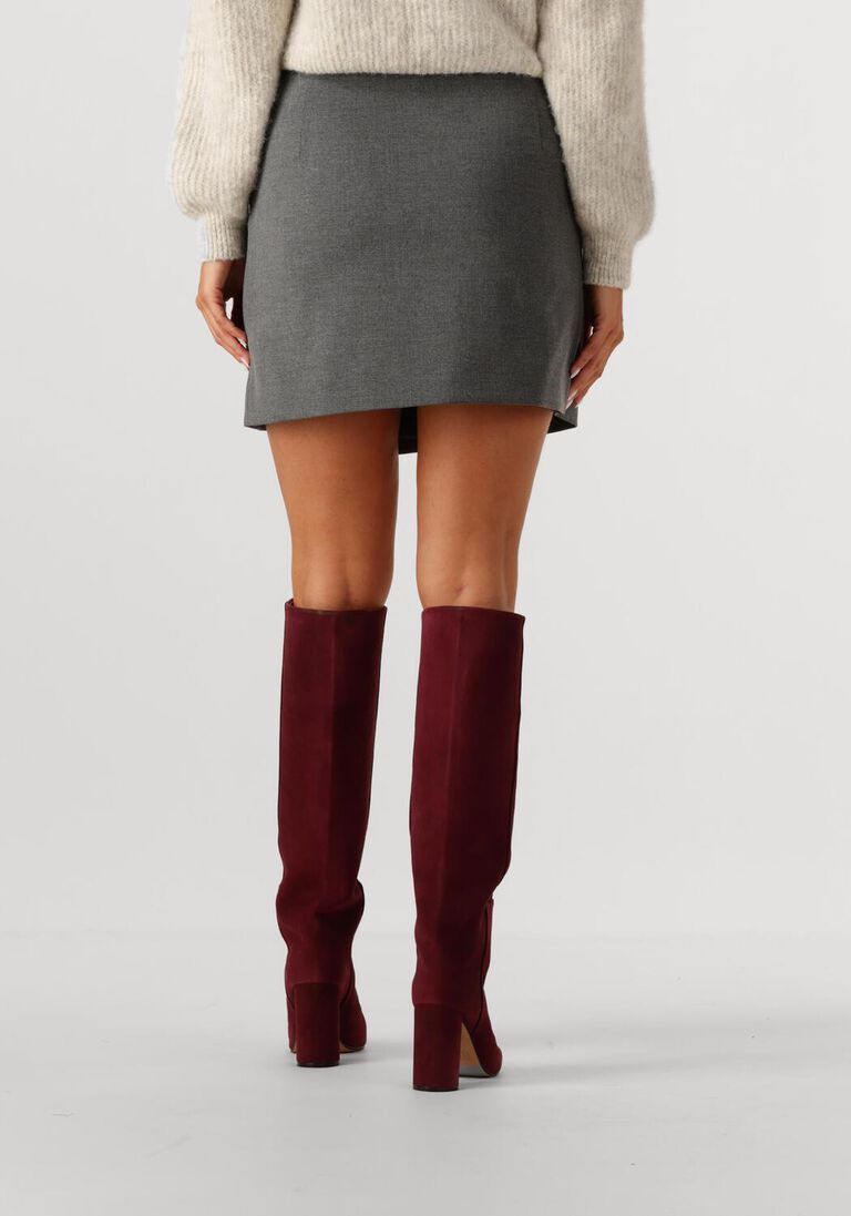 grijze gestuz minirok gzpaula melange mw wrap skirt