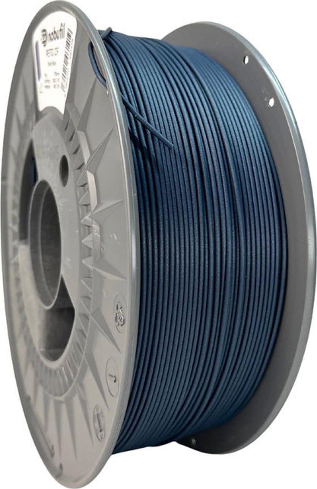 Nobufil  PETG CF Dark Blue, 1,75 mm / 1000 g    Mit Kohlenstofffasern verstärktes PETG Filament aus recycelten Industrieabfällen
