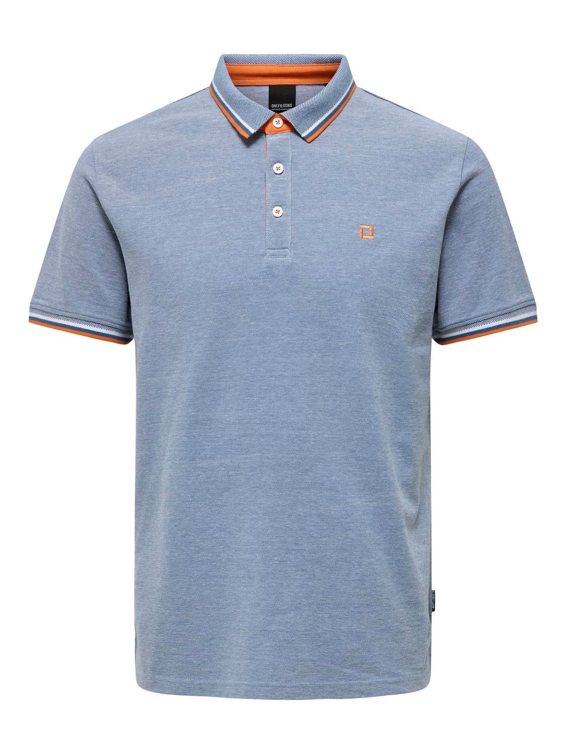ONSFLETCHER Polo Medium Blue Denim