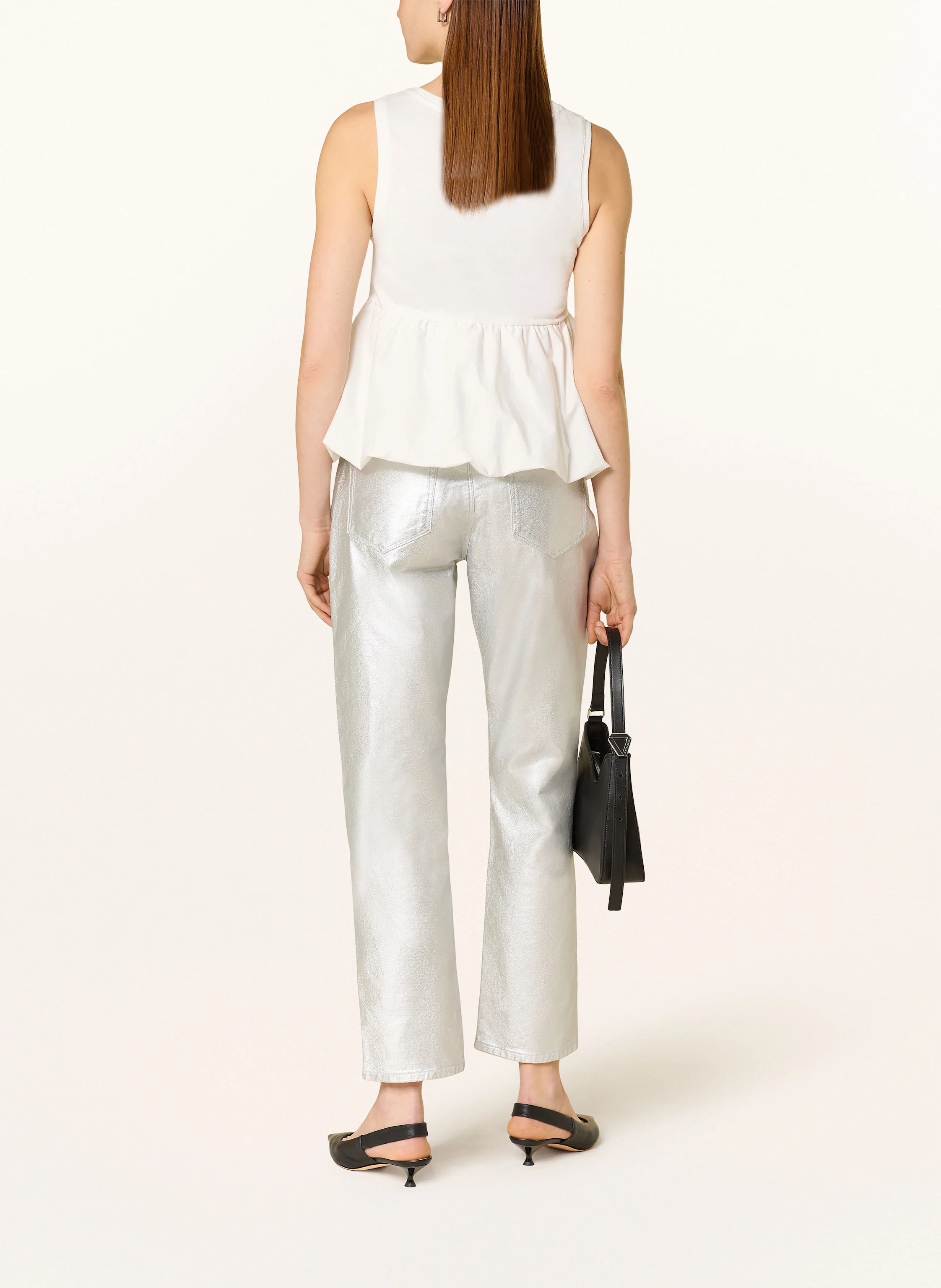 ICHI Top IHMALLIA im Materialmix