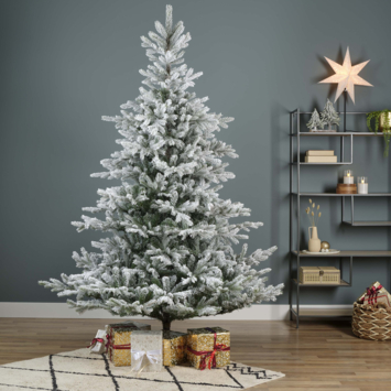 Everlands kunstkerstboom Grandis Fir besneeuwd 210 cm