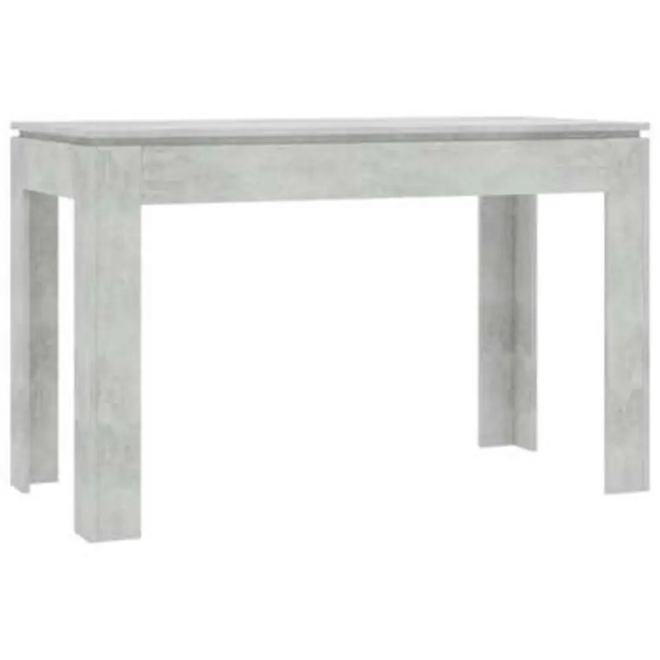 vidaXL - Eettafel - Grijs - Bewerkt hout