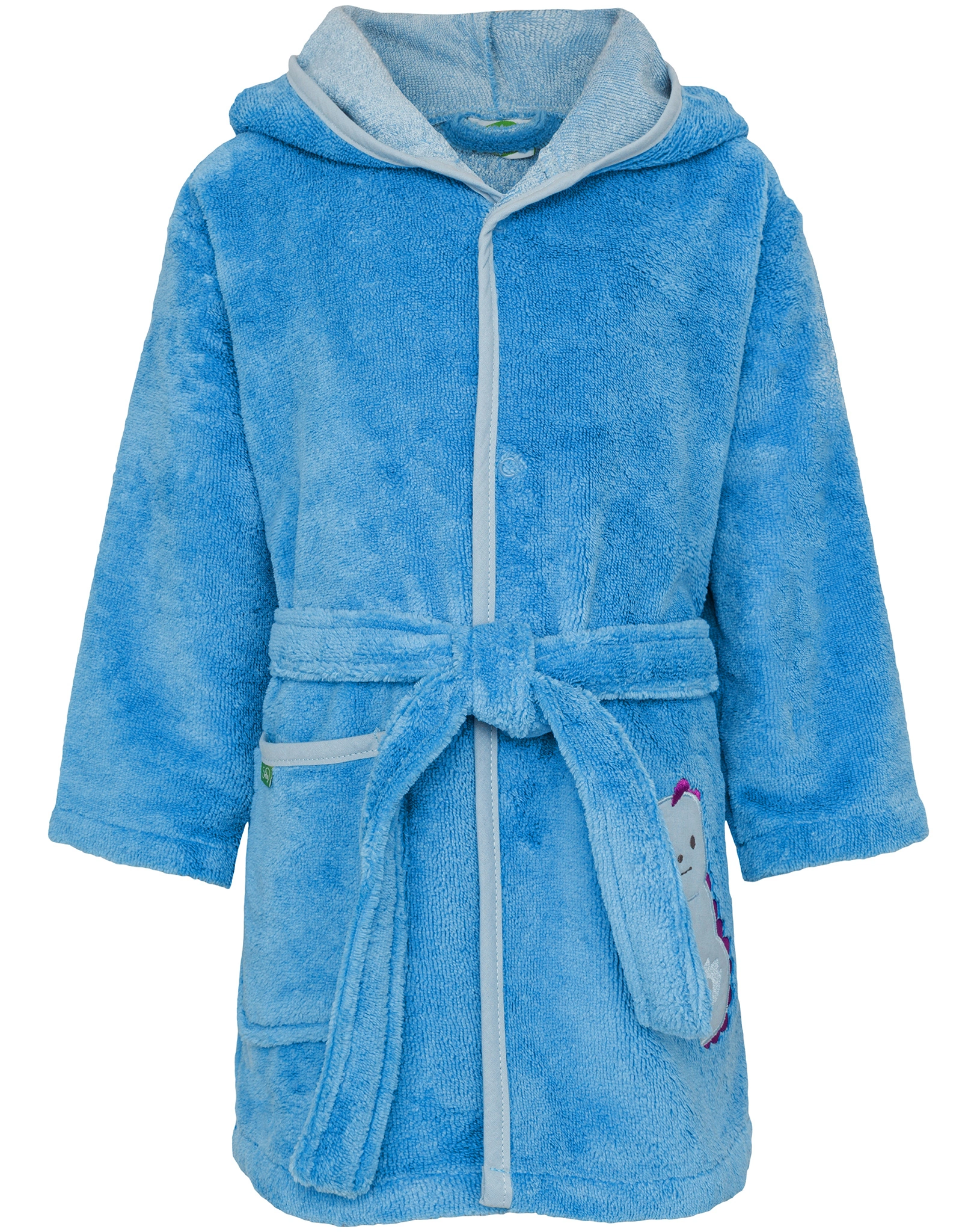 Bademantel DINO in blau