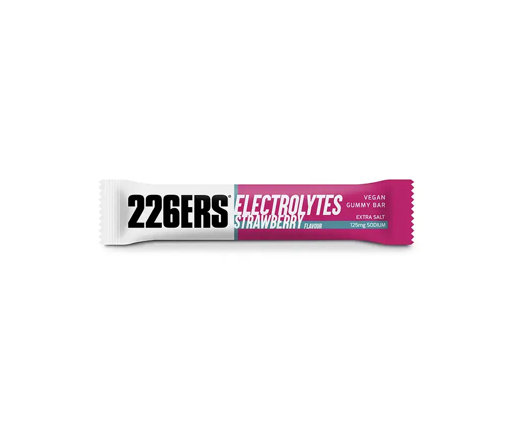 226ERS Vegan Gummy Sportreep Pectina Electrolyte Aardbei 42 stuks