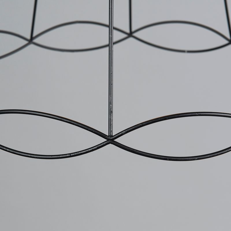 Retro hanglamp zwart 50 cm - Granny Frame