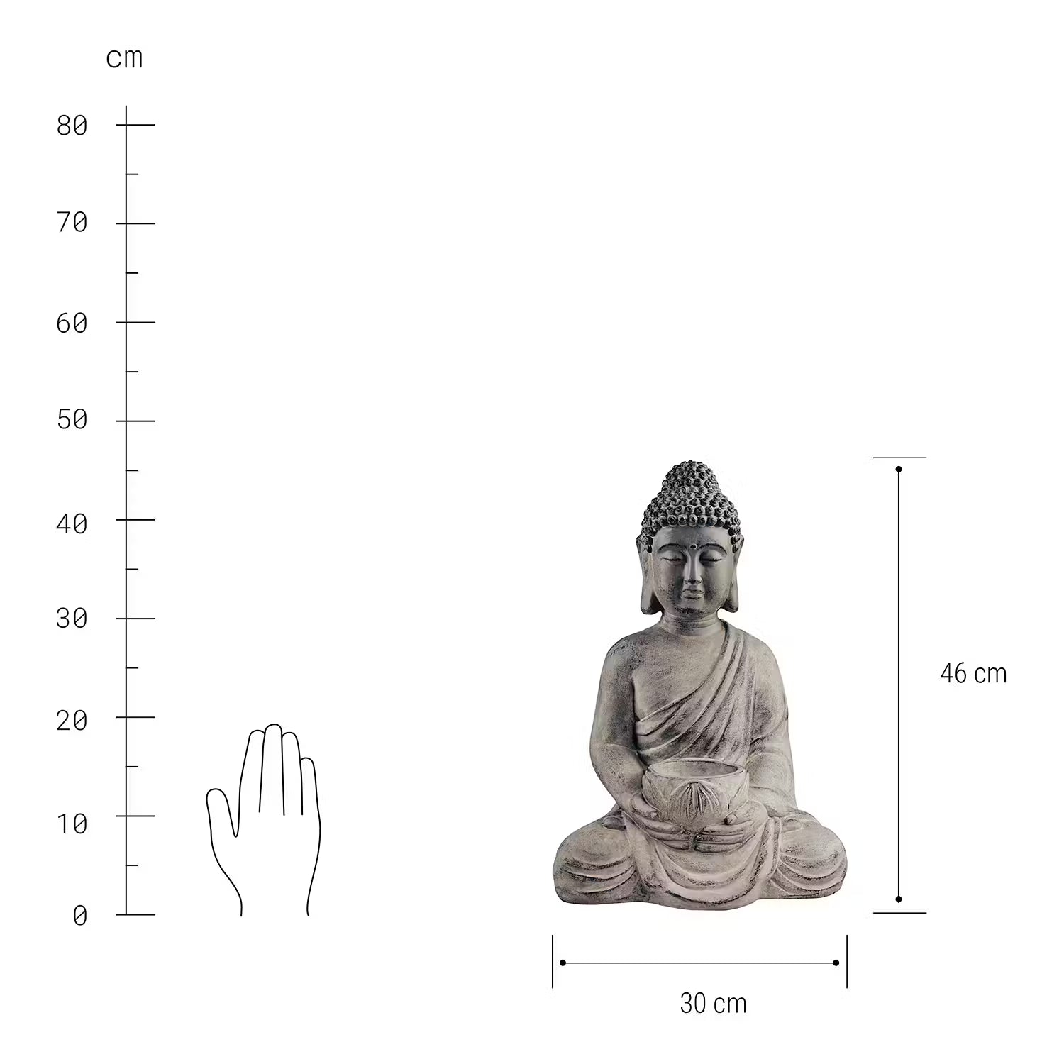 BUDDHA Kerzenhalter