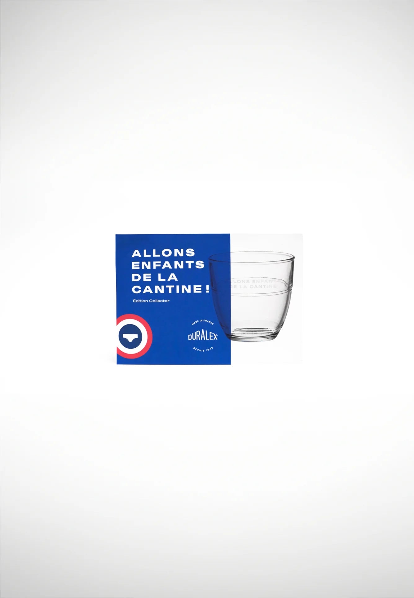 Gigogne - Verre Décoré transparent 22 cl X Le Slip Français