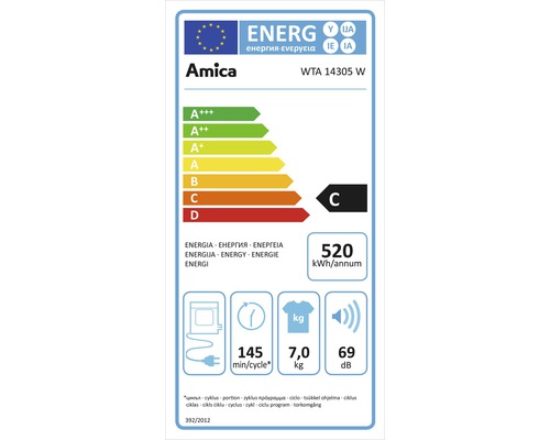 Afzuigdroger Amica WTA 14305 W 7 kg
