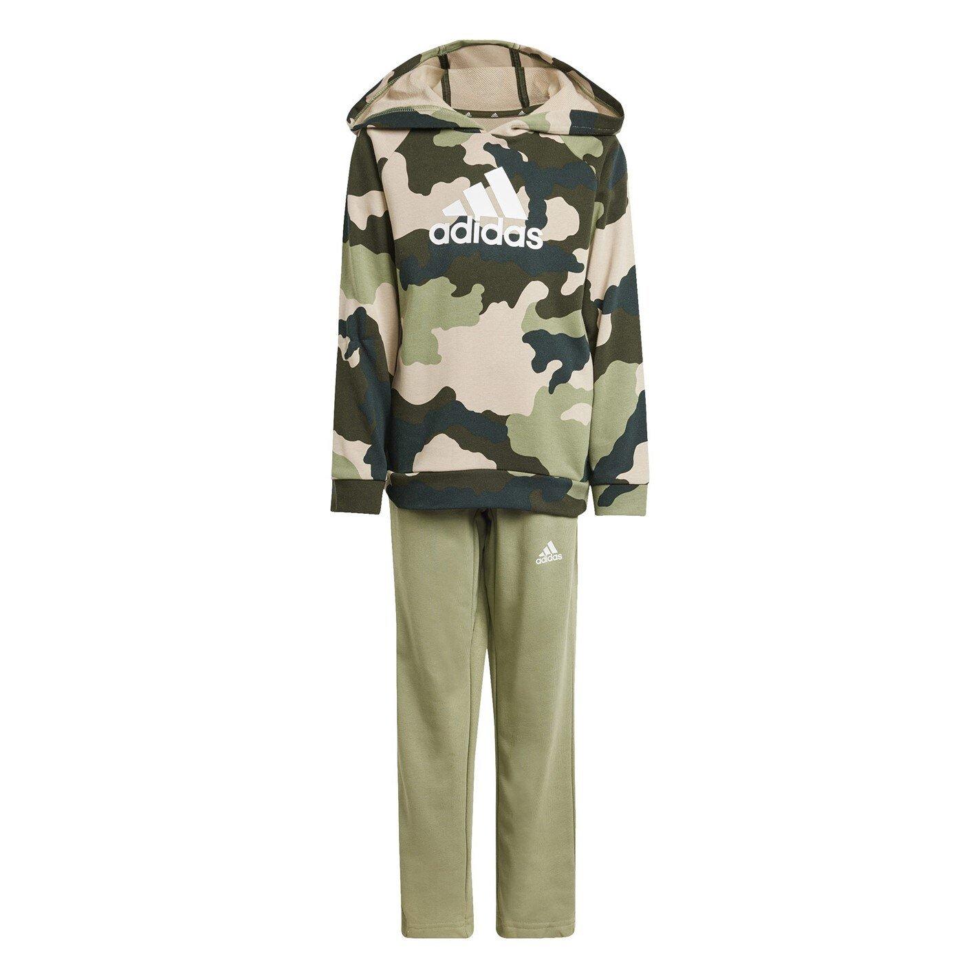 adidas Essentials Allover Print Hoodie Set Kids