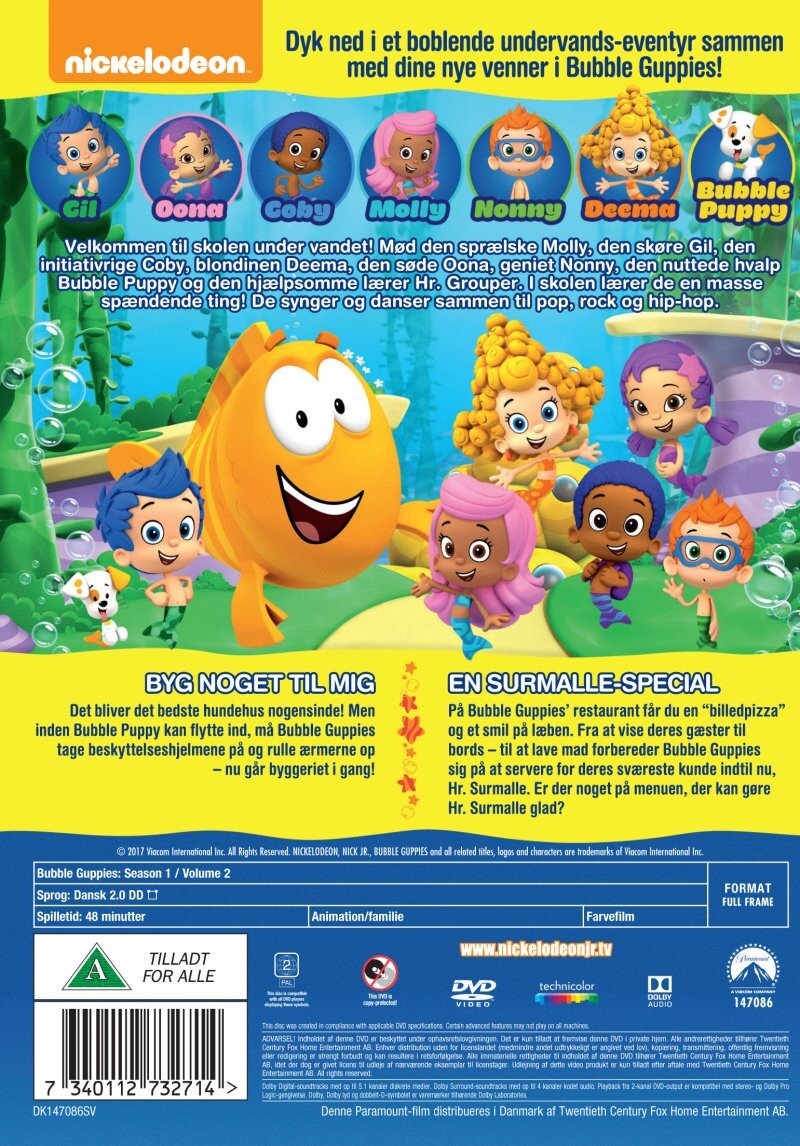 Bubble Guppies - Sæson 1 - Vol. 2 - DVD