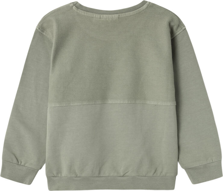 Lil' Atelier NMMOMADS LS NREG SWEAT LIL Seagrass