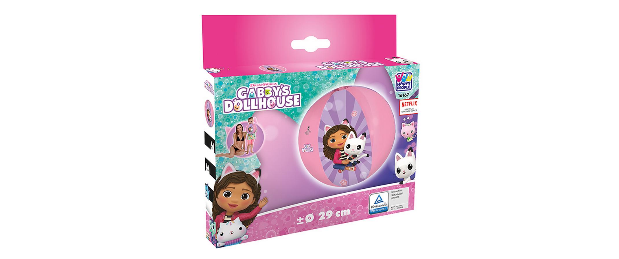 Wasserball Gabby's DollhouseAufblasbarer Spielball