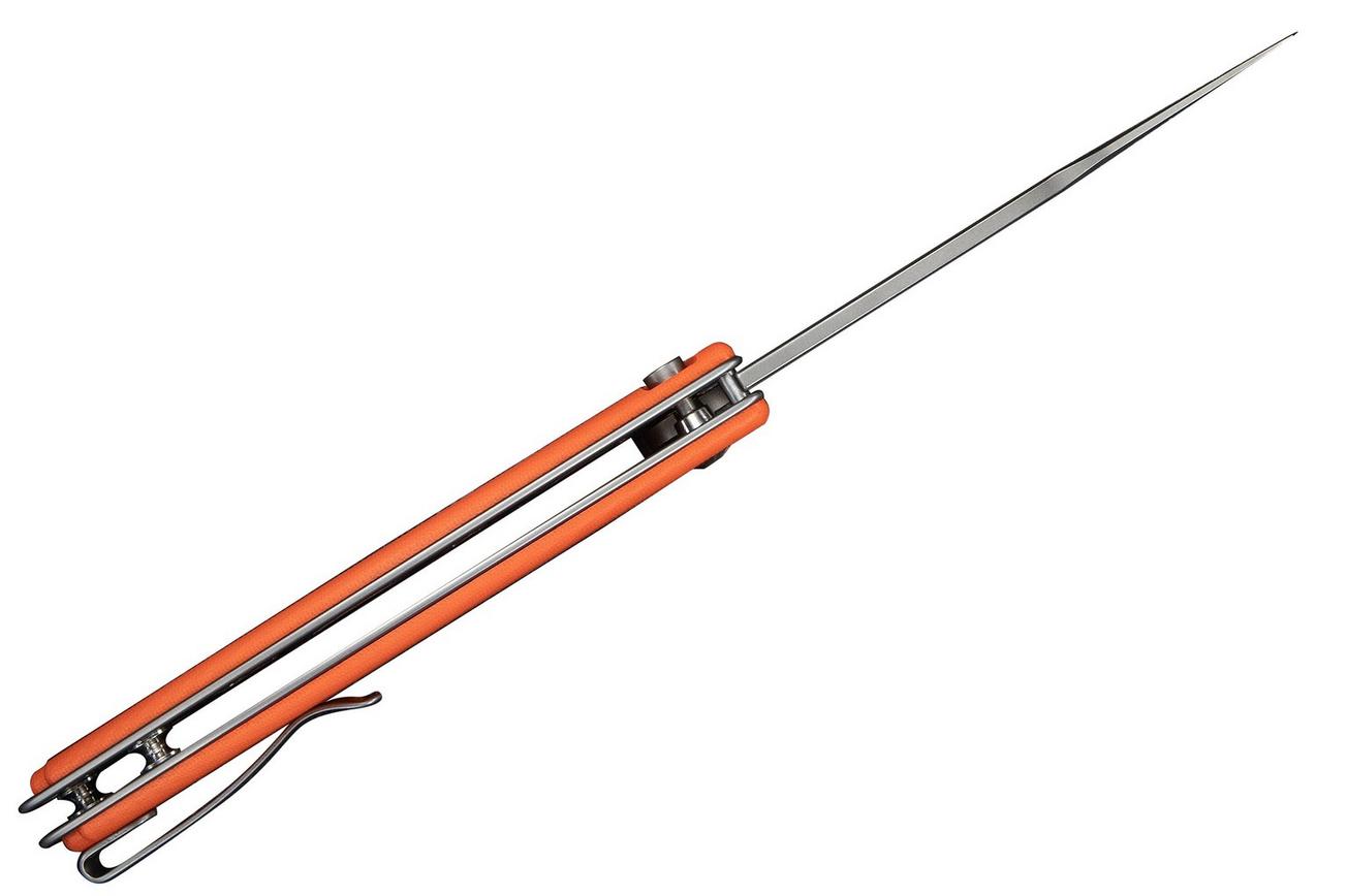 Civivi Outlaw Muk C24079-2 Stonewashed 14C28N, Orange G10, zakmes