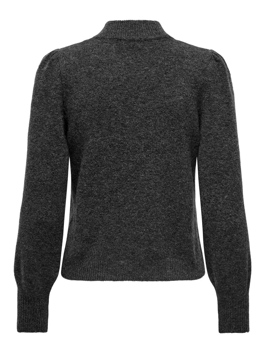 JDYRUE Strickpullover Dark Grey Melange