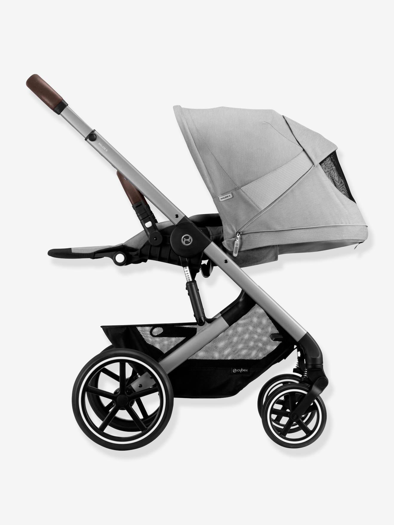 Carrinho de bebê reversível CYBEX Gold Balios S Lux 2023 cinza