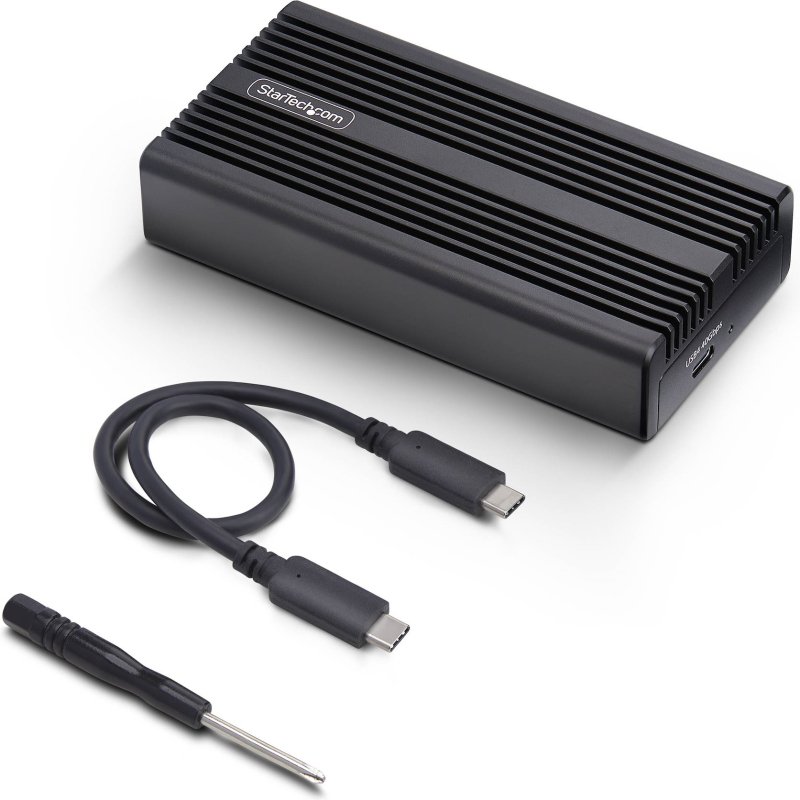 StarTech.com Boîtier SSD NVMe Externe USB-C/Thunderbolt, Boîtier USB4 M.2 NVMe, 40 Gbps, Boîtier Dissipateur Thermique en Aluminium, B+M/M-Key