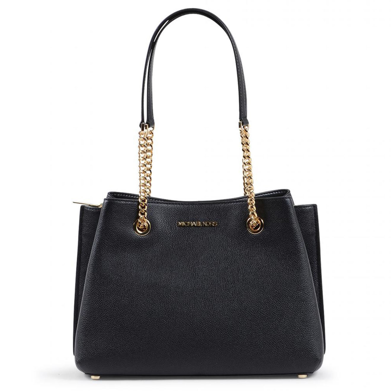 Michael Kors Sac porté épaule en Cuir large Teagen  noir - 30x14x21 cm