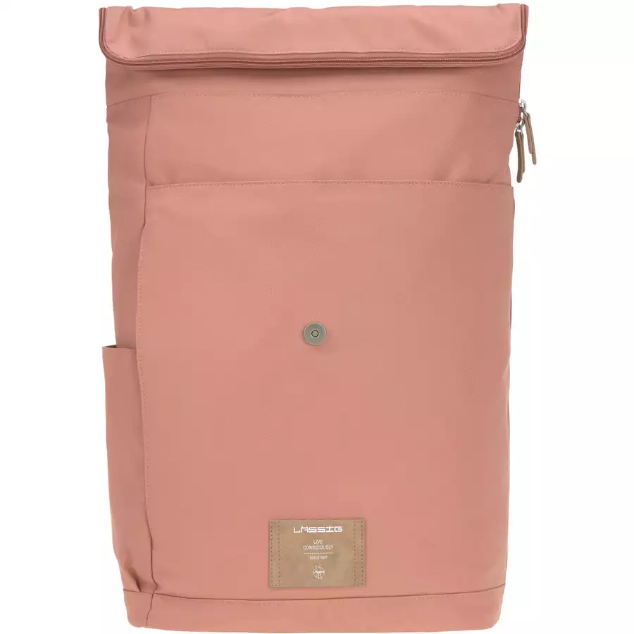LÄSSIG Wickelrucksack Rolltop Backpack cinnamon