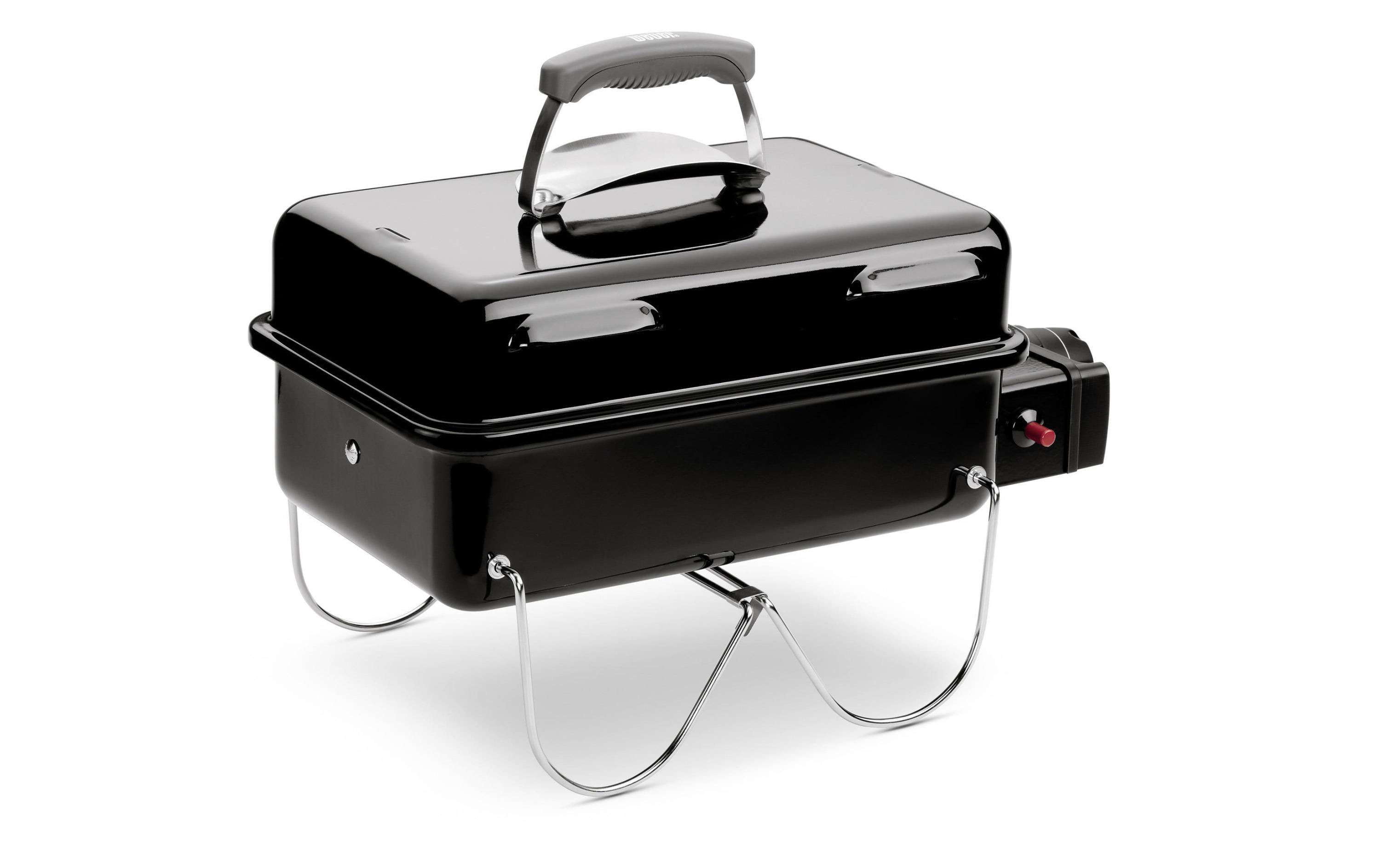 Picknick-Grill Go-Anywhere Gasgrill<br>Mobiler Gasgrill mit einem Brenner, schwarz
