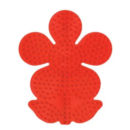 Hama Bügelperlen Stiftplatte Blume, rot