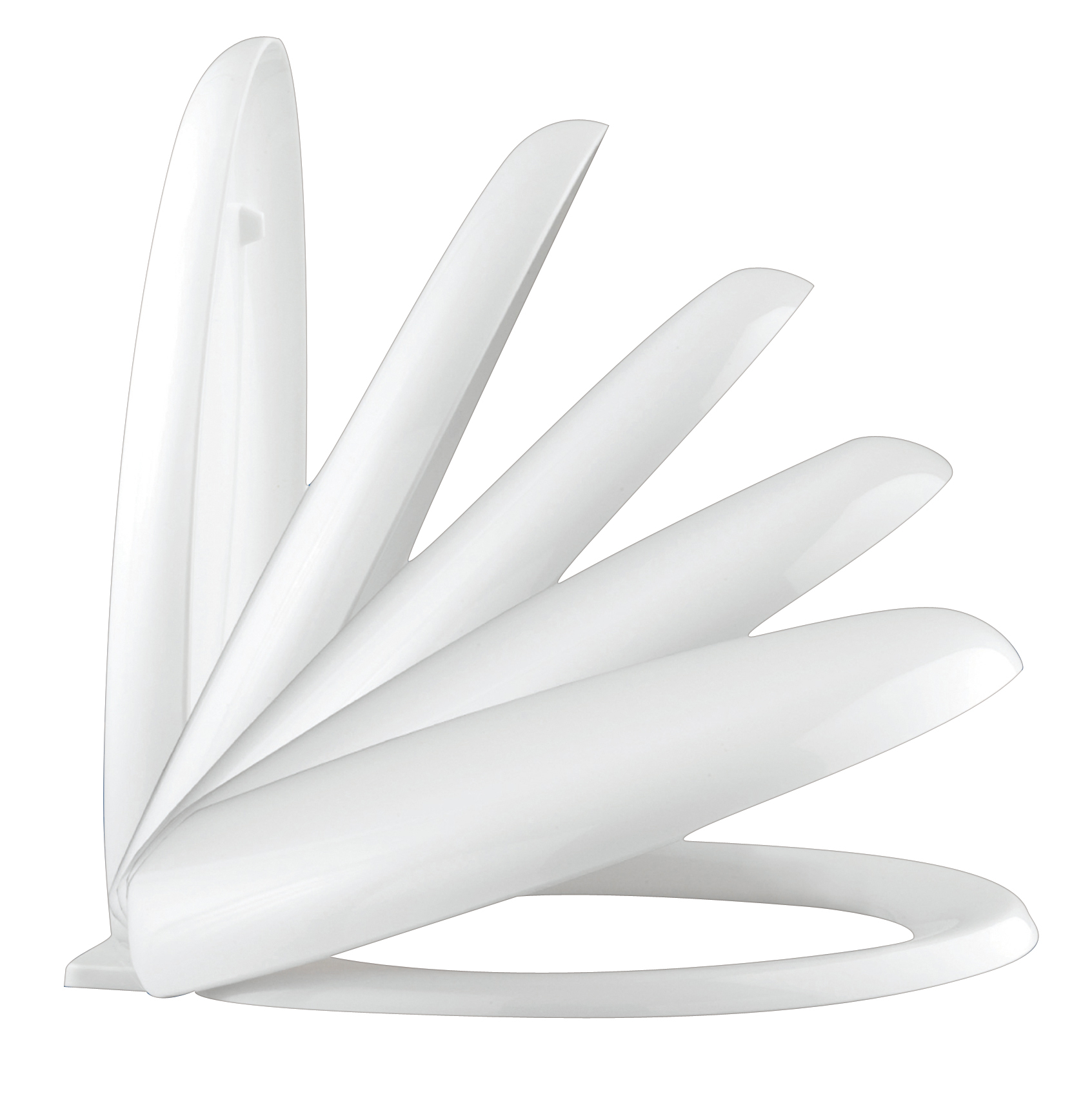 Schutte Duroplast WC-zitting met Soft-Close valrem, wit