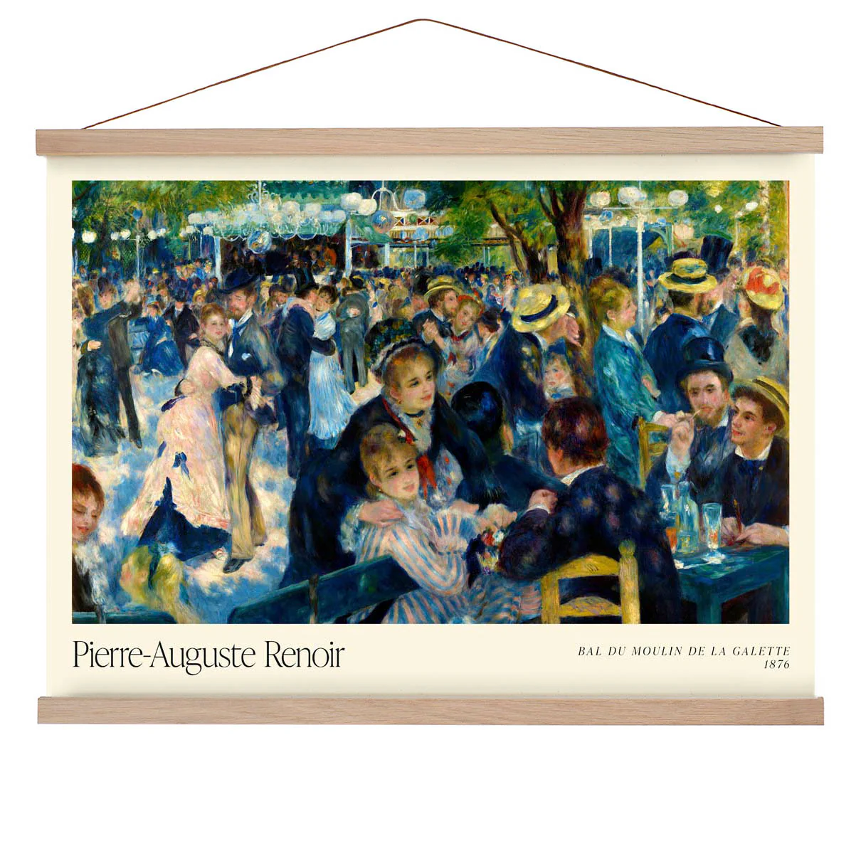Bal du le Moulin de la Galette Kunstausstellung von Pierre A. Renoir