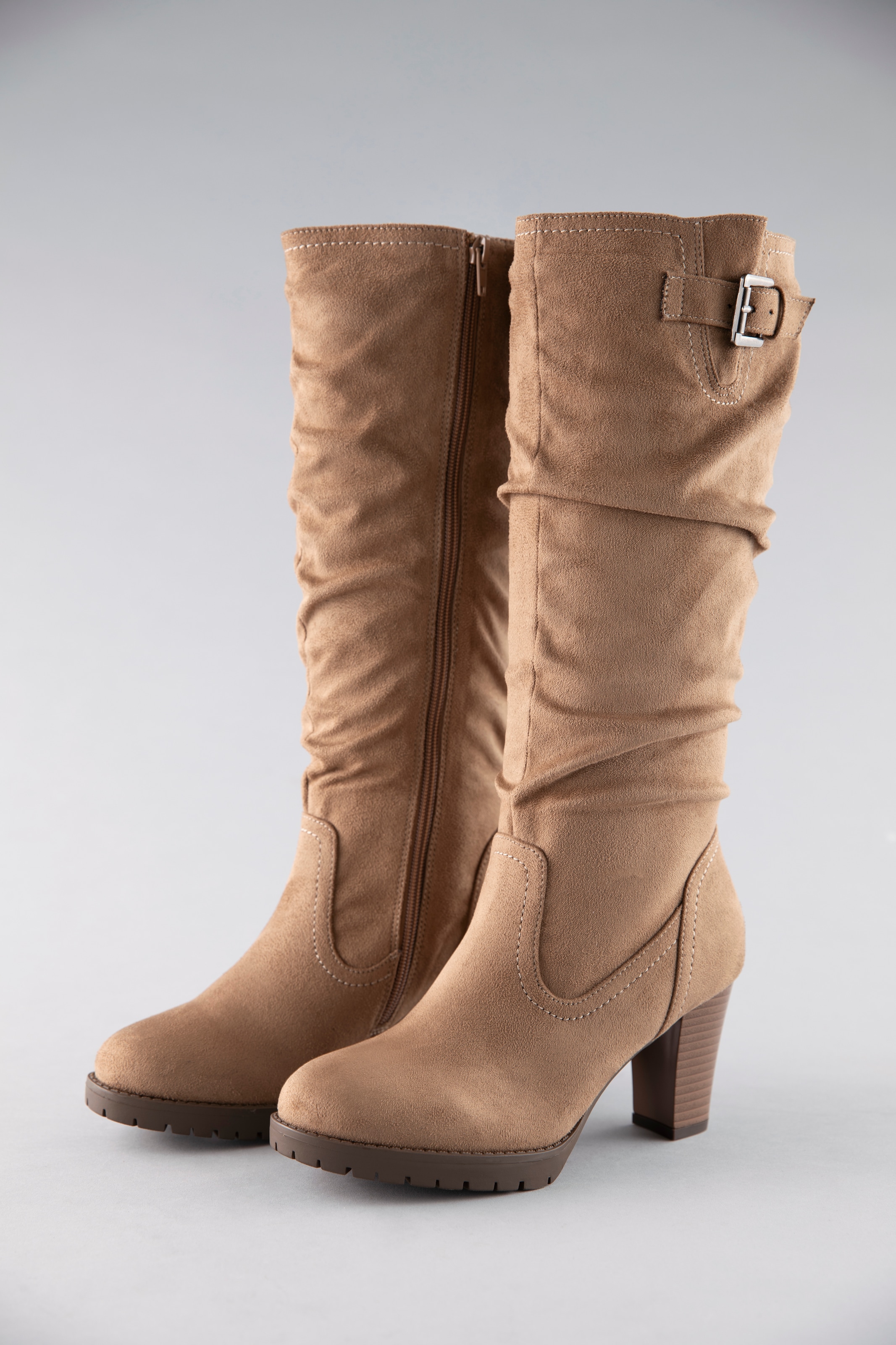 Aniston SHOES Stiefel  mit Raffungen am slouchy Schaft - NEUE KOLLEKTION