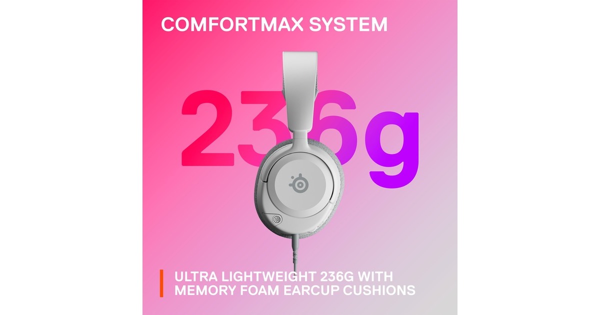 SteelSeriesArctis Nova 1 over-ear gaming headset  (Wit, Pc, Nintendo Switch)