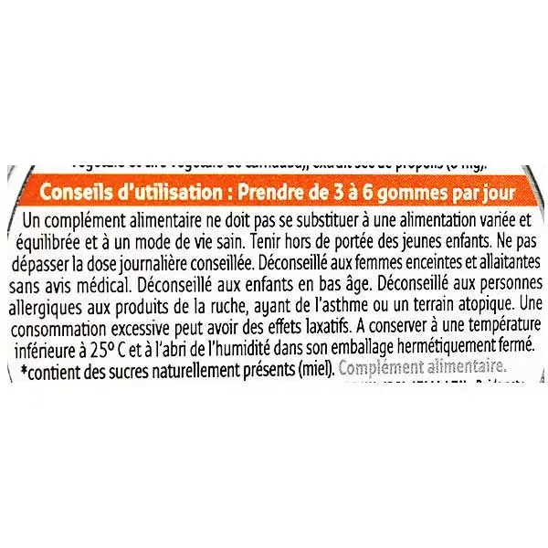 Forté Pharma Forté Royal Gomme Gorge Miel 45g