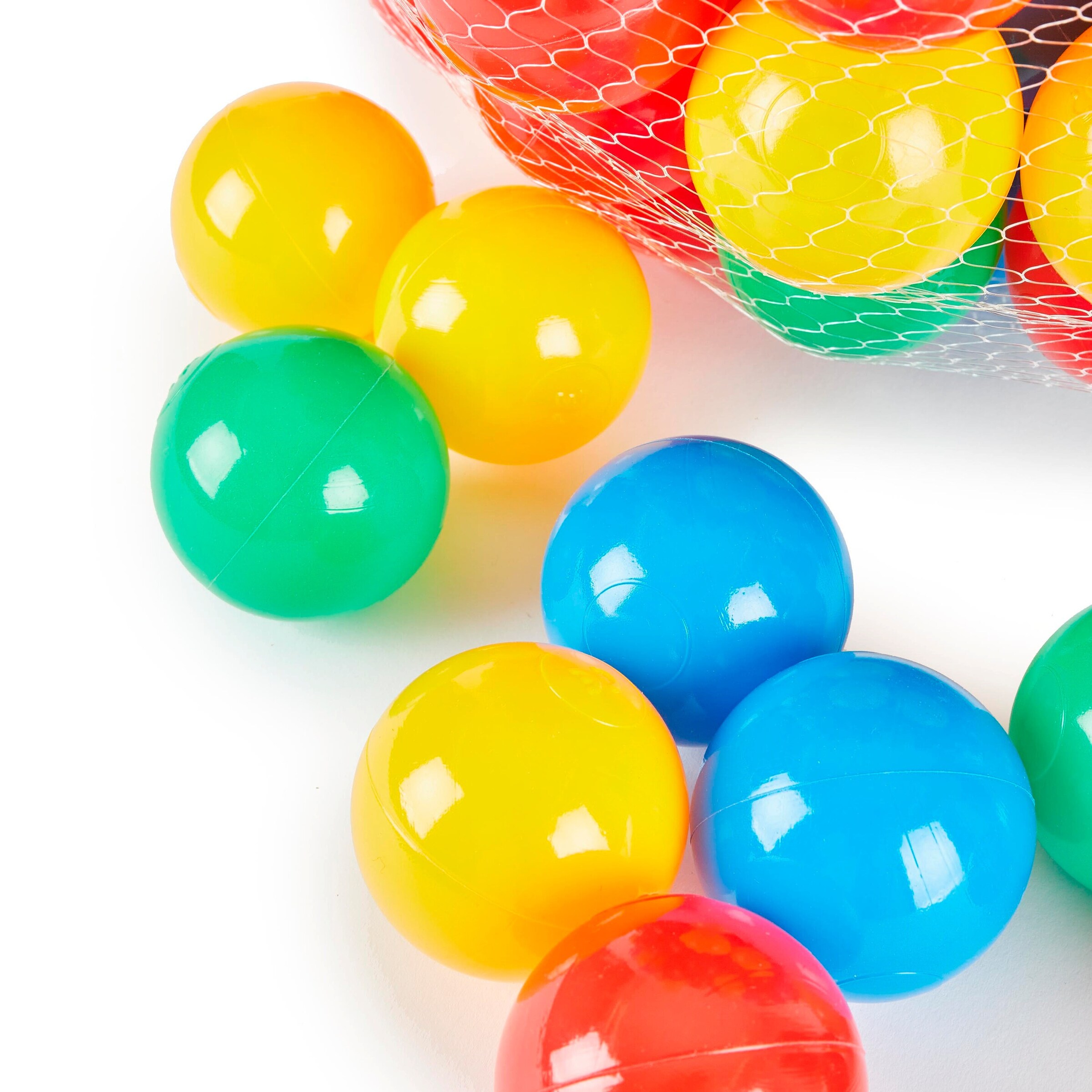 Bieco Bälle für Bälldebad 250 Stück Bunt Mehrfarbig