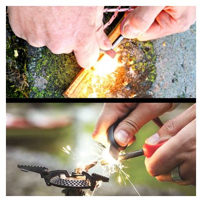 Pierre à feu Light My Fire Firesteel Bio Scout orange