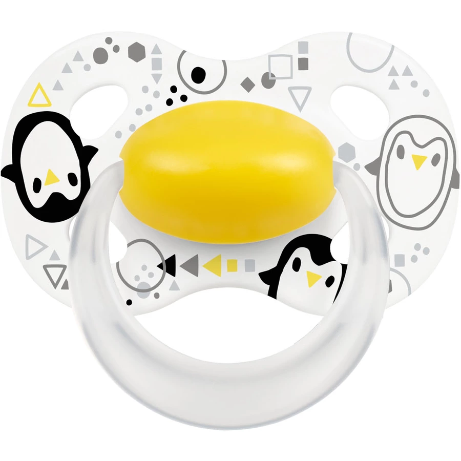 Medela Baby Schnuller Original ab dem 18. Monat DUO Signature 4 Stück in gelb und türkis