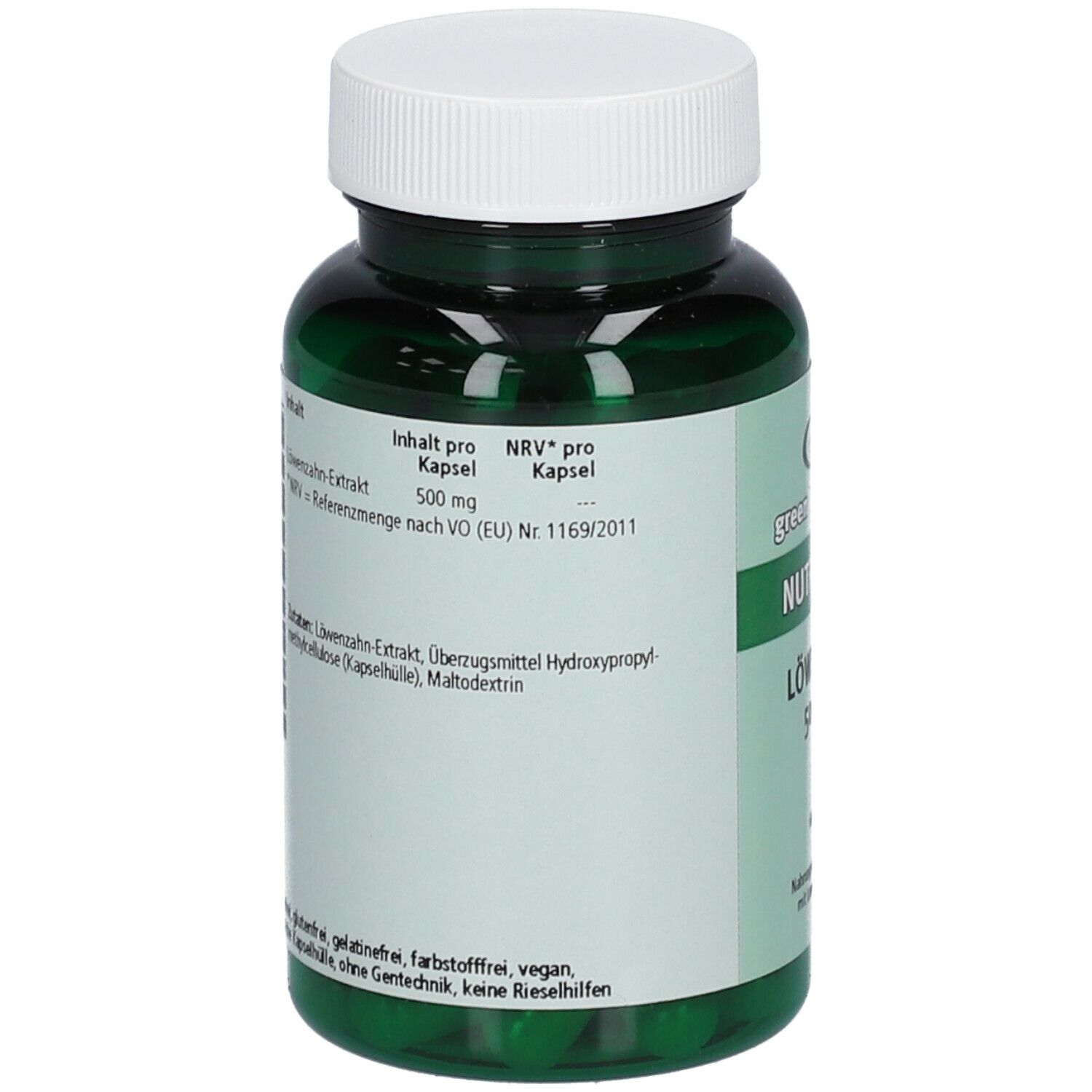 green line NUTRITHEKE LÖWENZAHN 500 mg