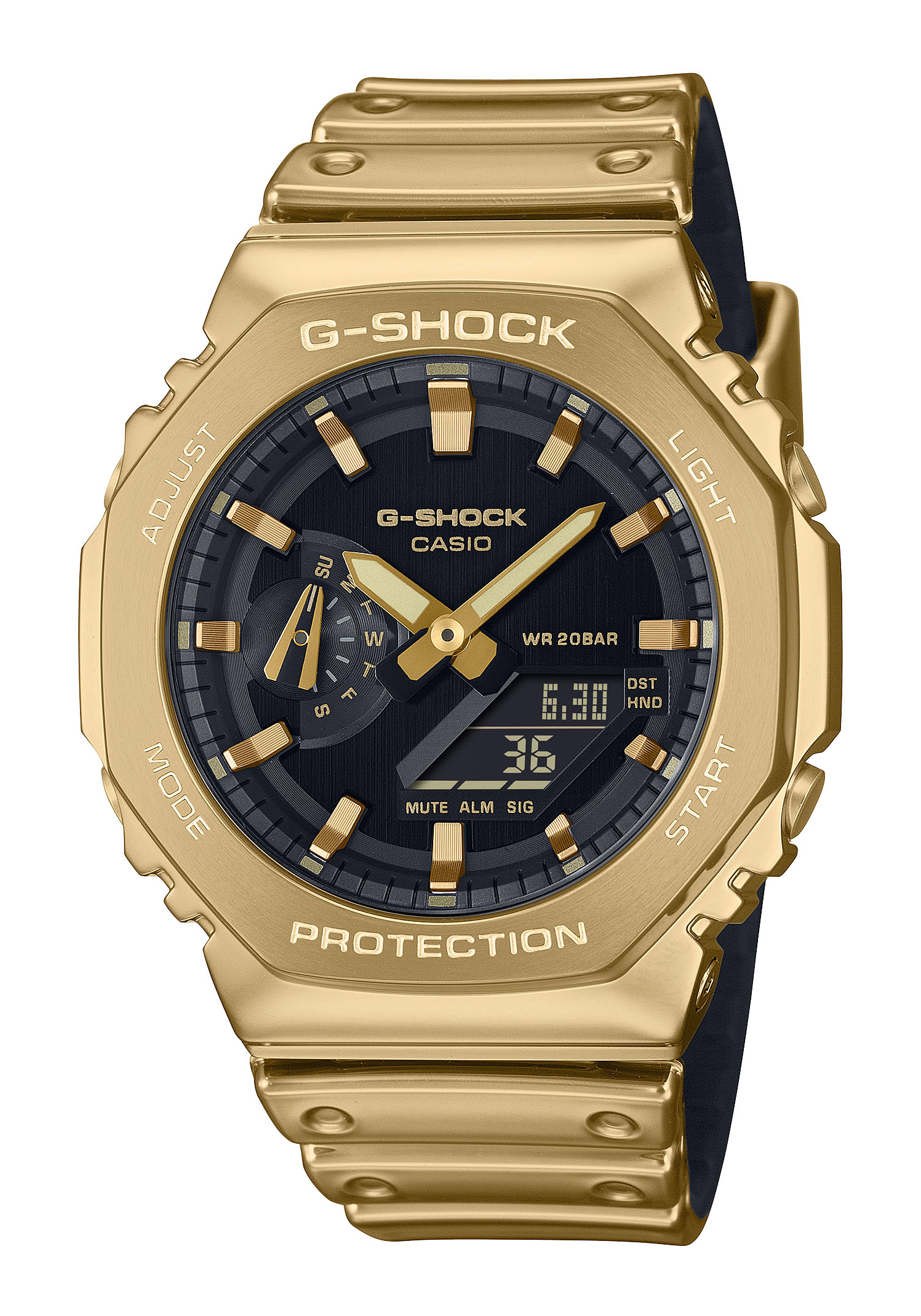 Casio G-SHOCK G-Steel Fine Metallic Gold-Schwarz