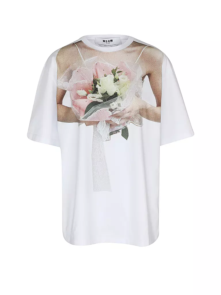 MSGM T-Shirt weiss