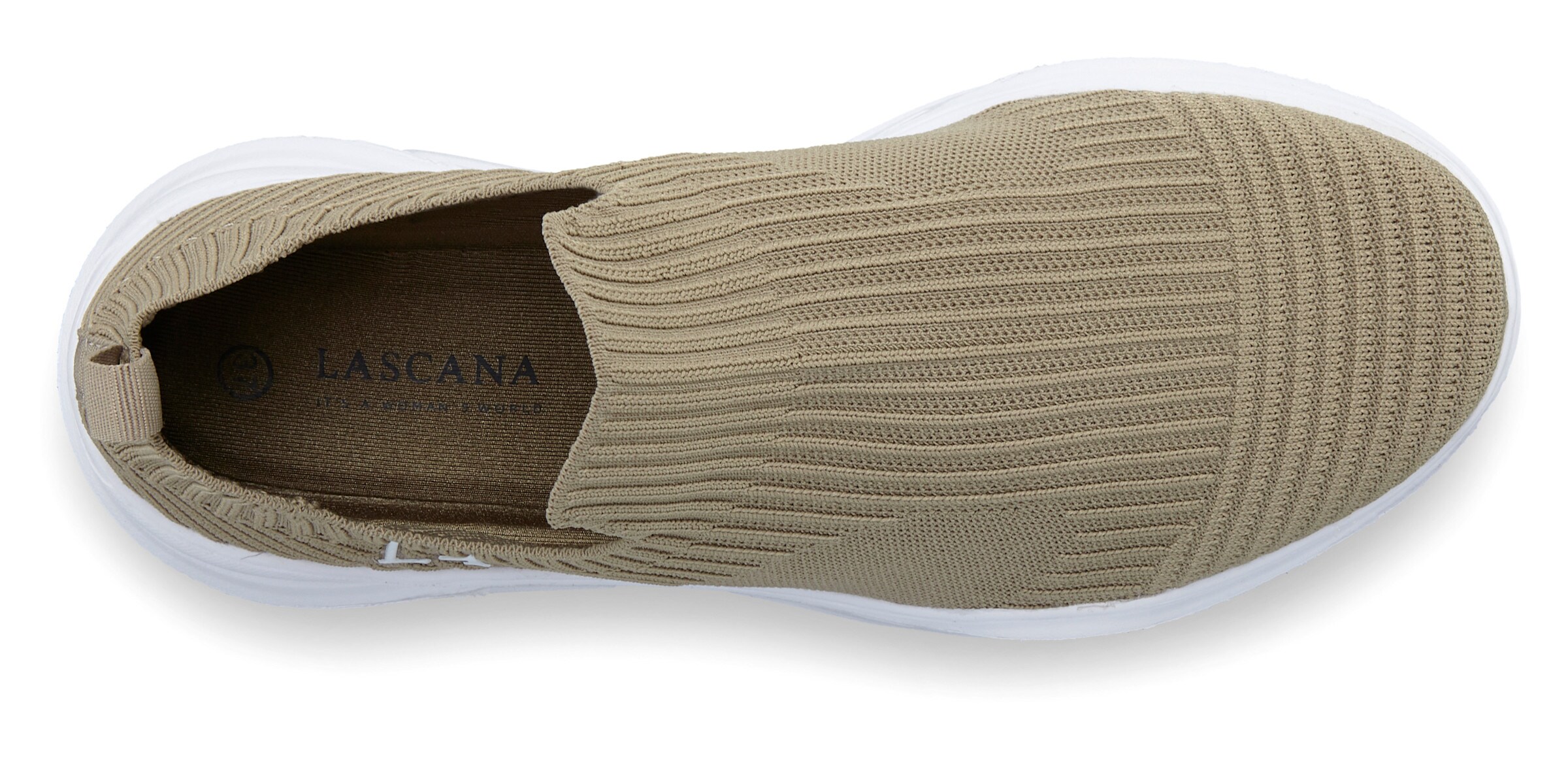 LASCANA Sneaker in oliv