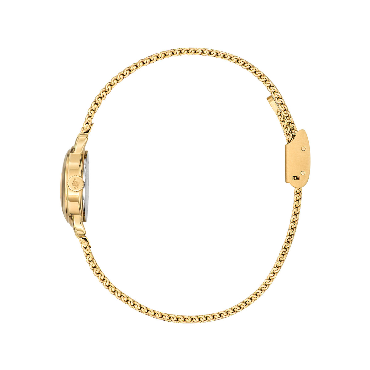 Montre Lip femme acier doré