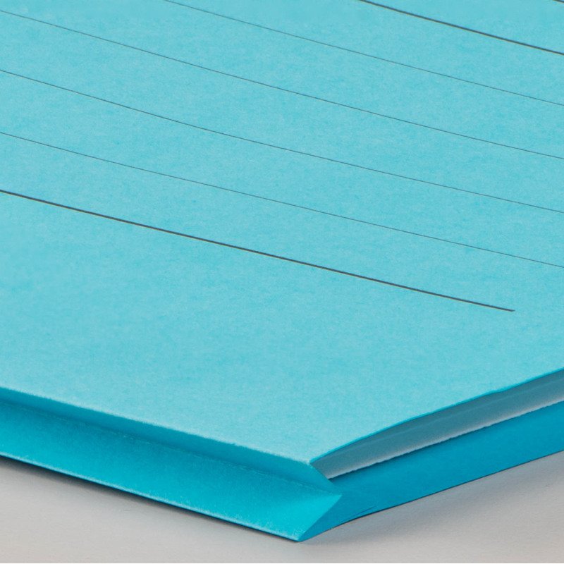 Chemises coin papier avec fenêtre ELCO Volumino A4 dossier 120 g couleurs assorties - Paquet de 50