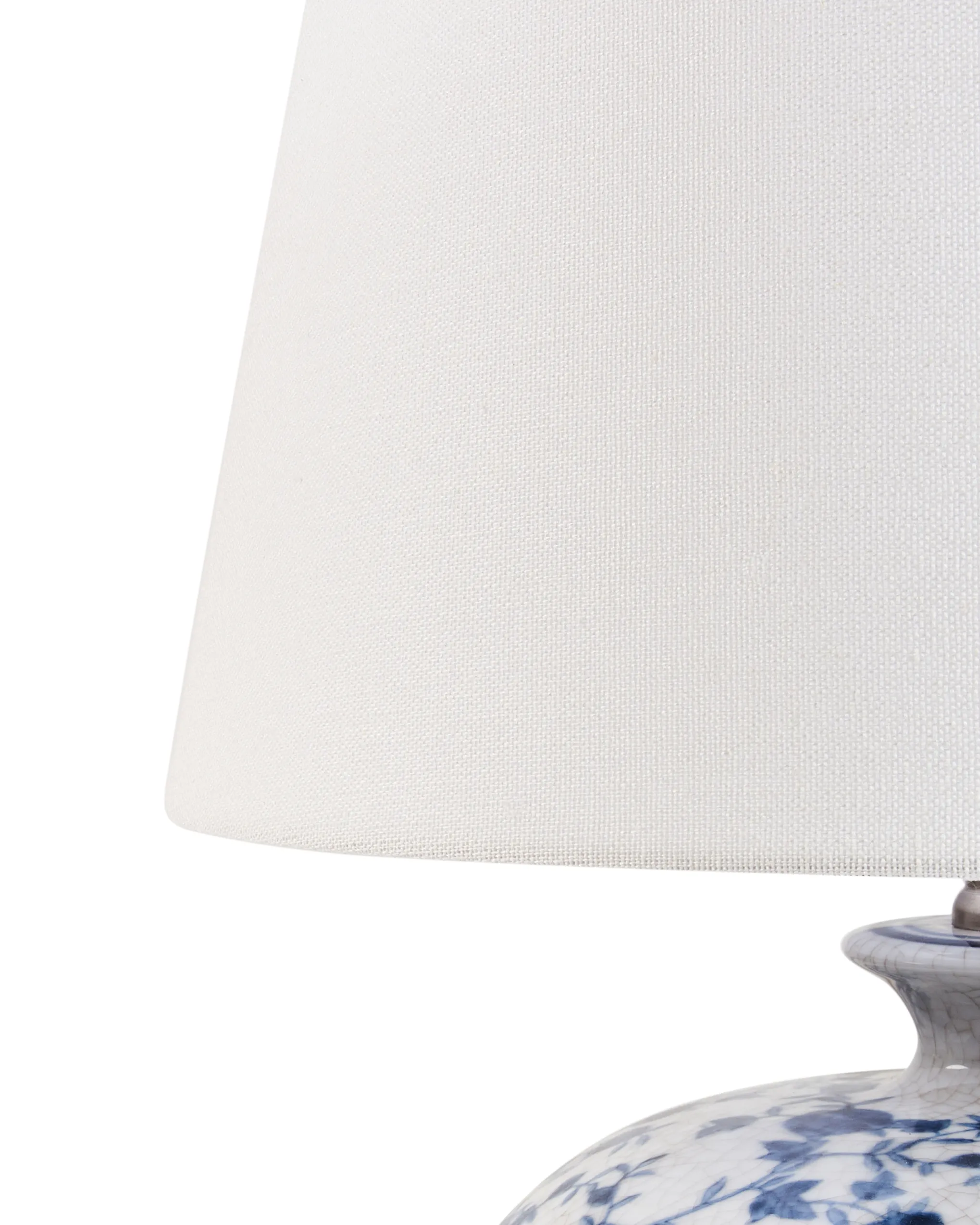 Tafellamp SILVES Porselein Wit/blauw