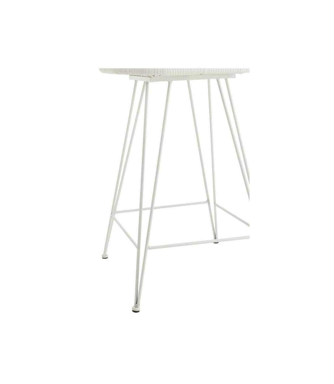 Paris Prix - Chaise De Bar De Jardin celeste 110cm Blanc