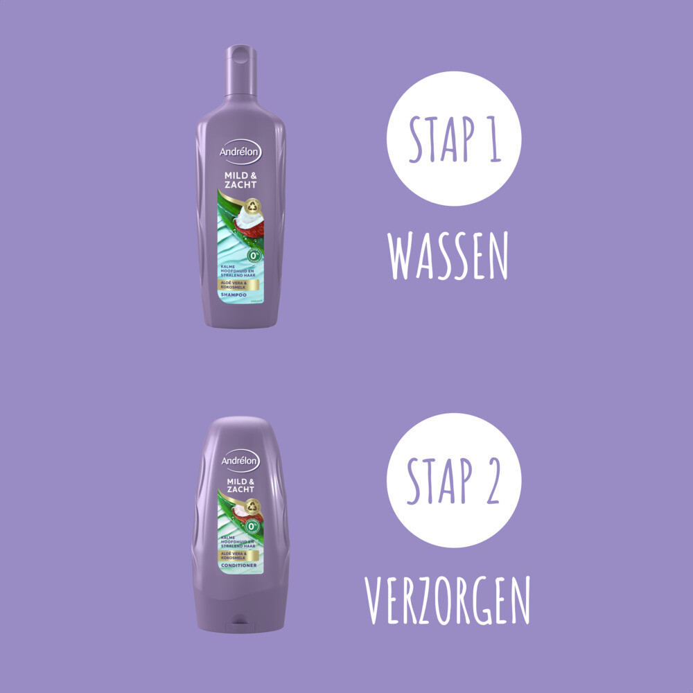 6x Andrelon Conditioner Mild & Zacht250 ml