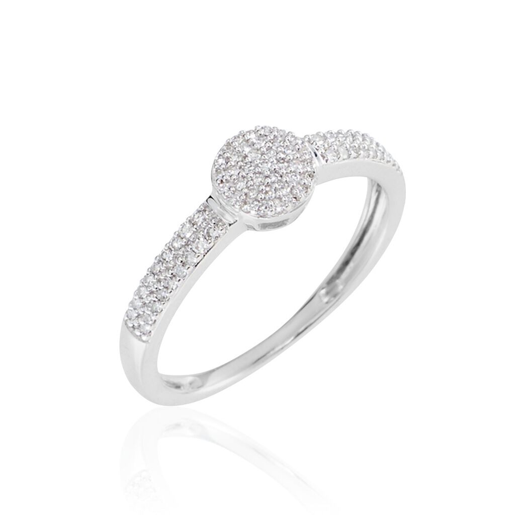 Bague Lisyae Or Blanc Diamants
