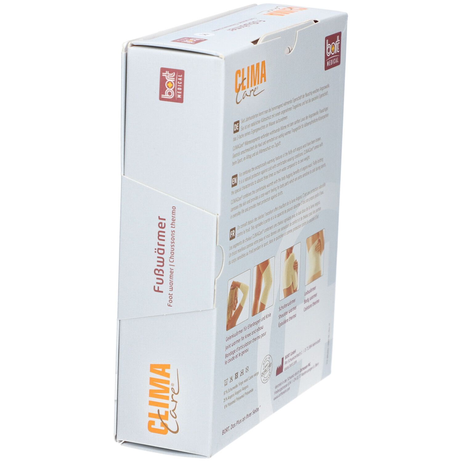 CLIMACare® Fußwärmer medium weiß