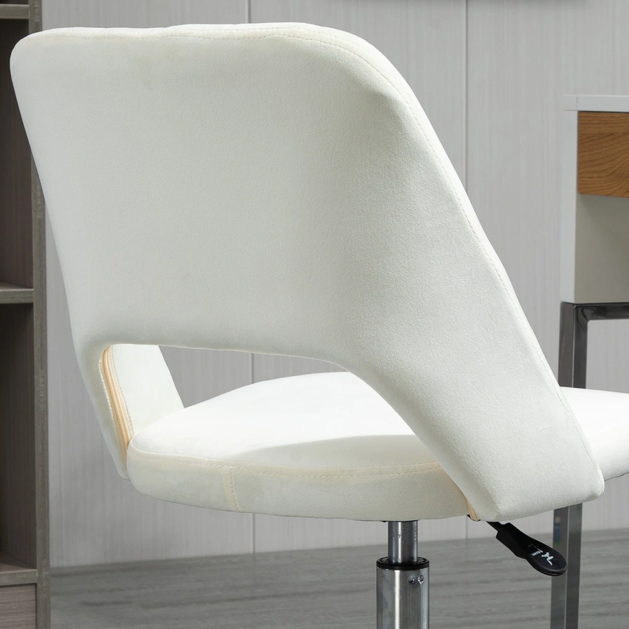 Vinsetto Bürostuhl ergonomisch geformt, high-end gaslift Beige