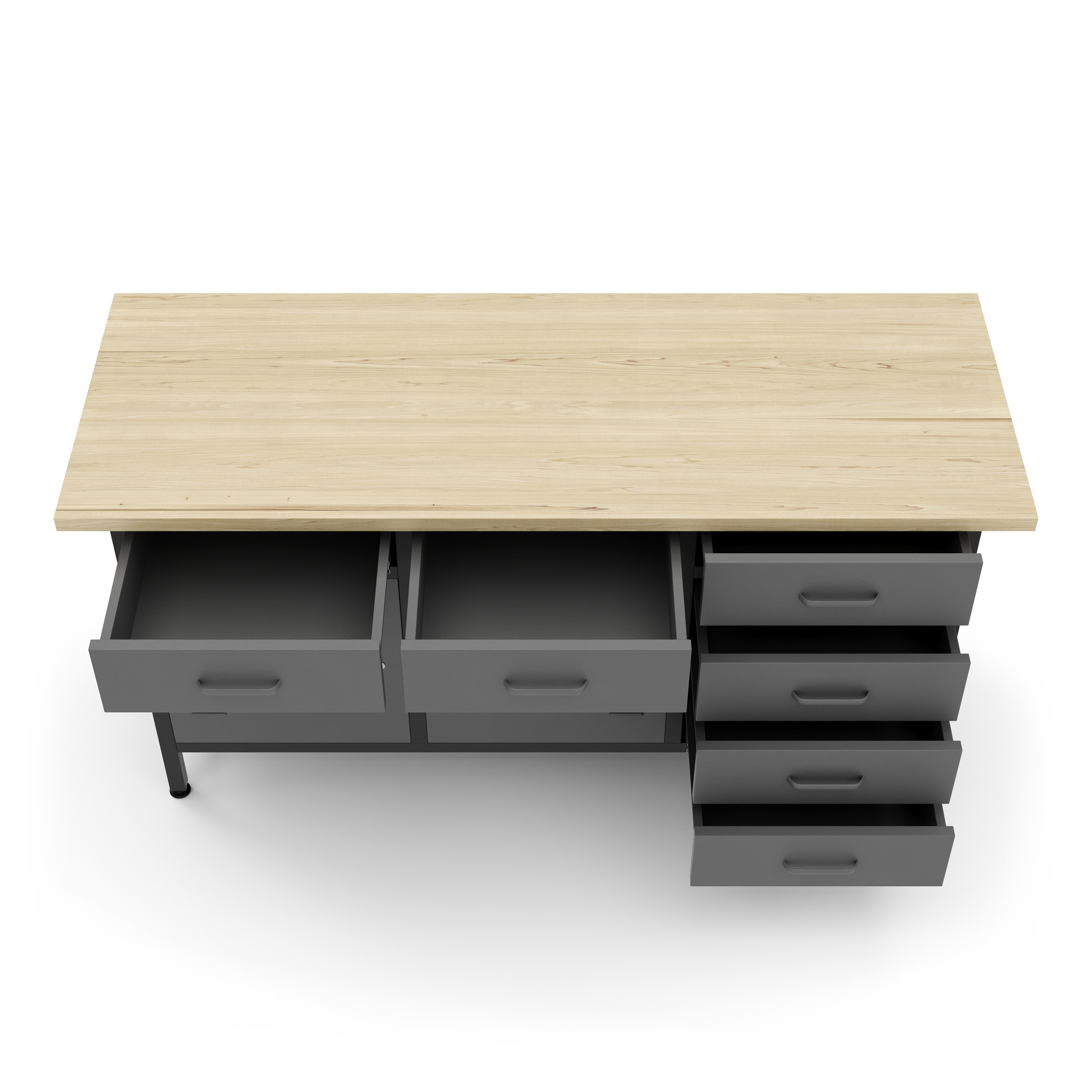 Werkbank mit Unterschrank 160 x 60 cm