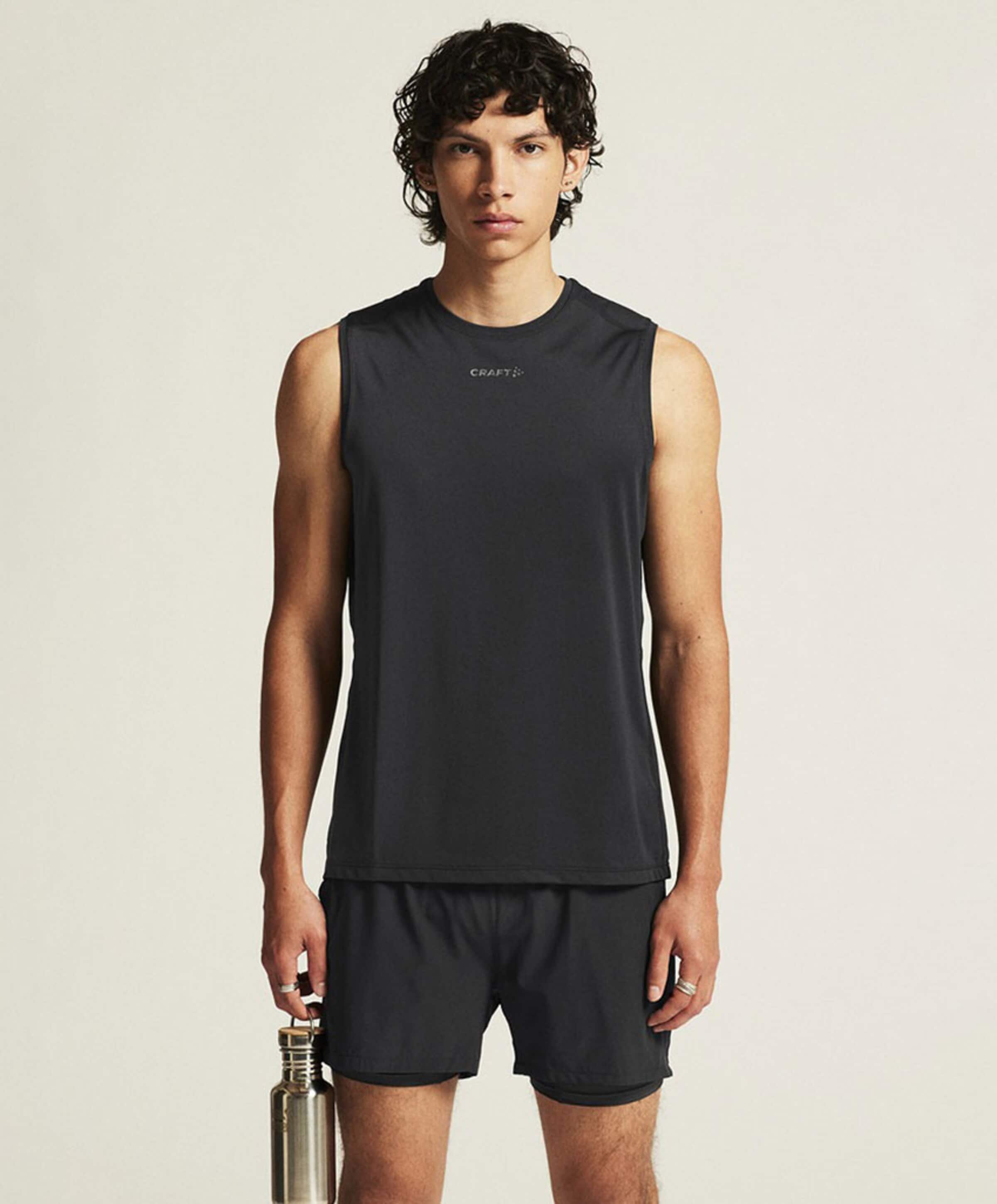 Craft Heren singlet zwart