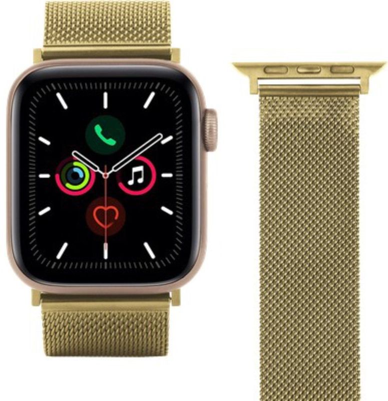 Just In Case Silksteel Strap Apple Watch 40-42mm Horlogebandje Goud