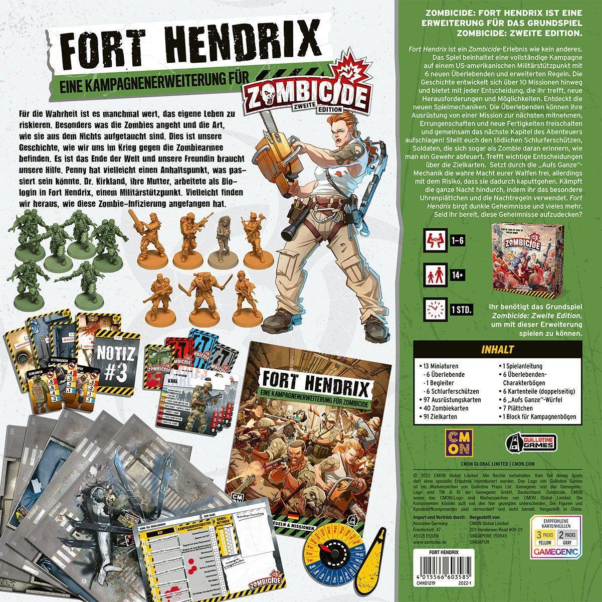 Zombicide 2nd Edition: Fort Hendrix (Spiel)