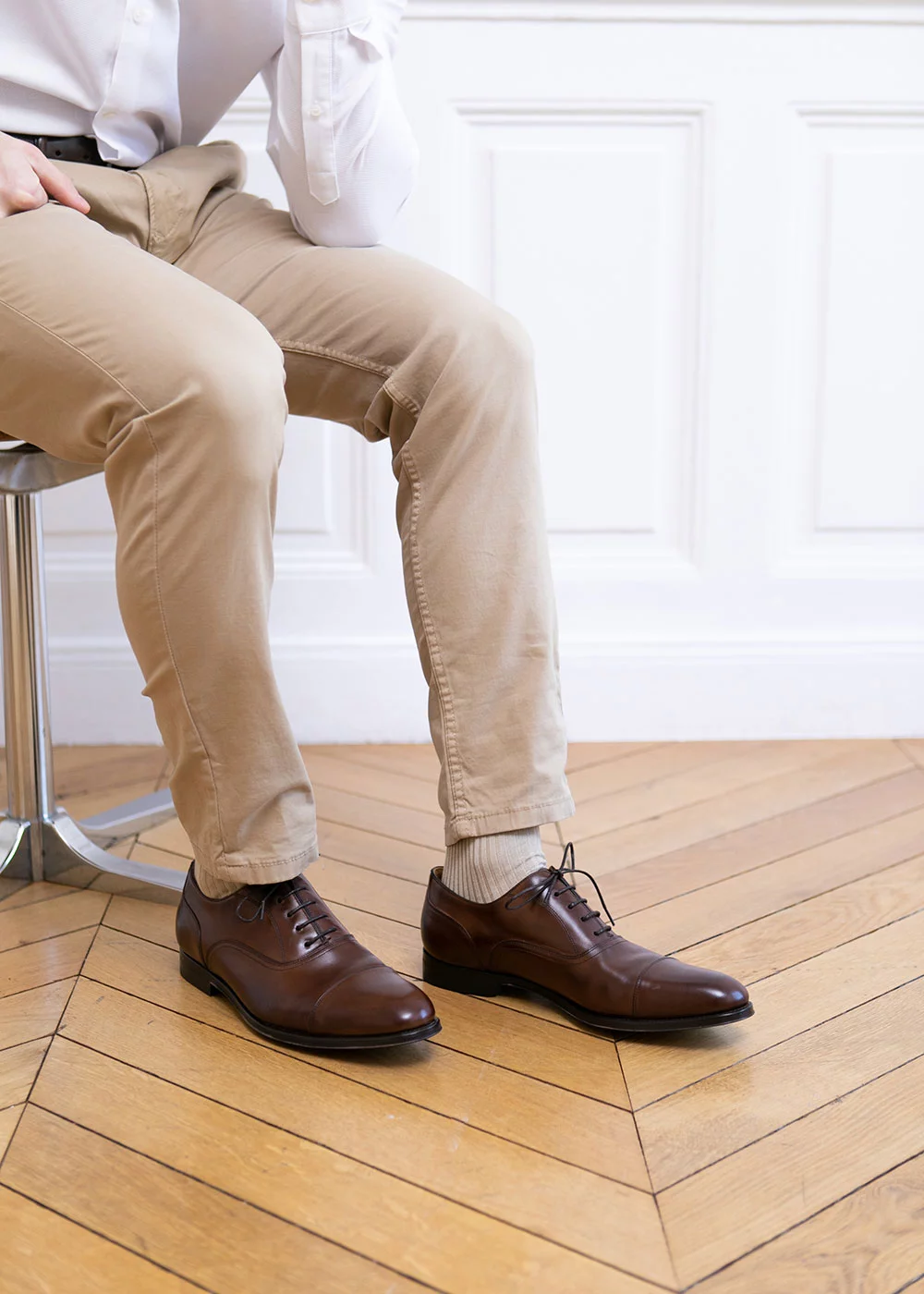 RICHELIEU ASCOLI CUIR MARRON