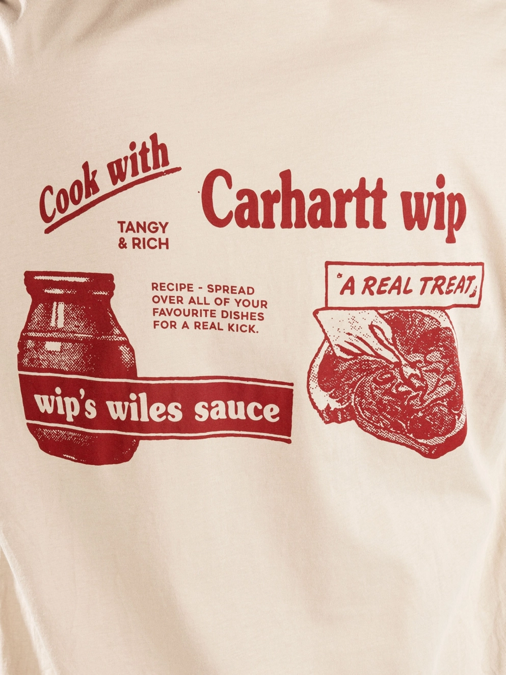 Carhartt WIP Catalogue T-Shirt fleur de sel/desire